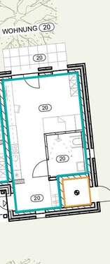 Foto - Wohnung zum Mieten in Oldenburg 545,00 € 38.69 m²