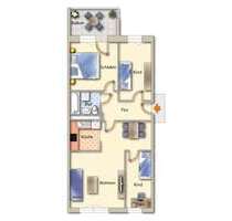 Wohnung zum Mieten in Freiberg 491,00 € 70.19 m²