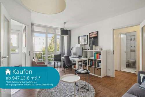 Foto - Wohnung zum Kaufen in Frankfurt am Main 260.000,00 € 40.2 m²