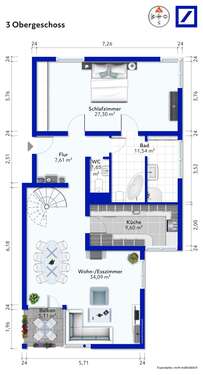 Foto - Wohnung zum Kaufen in Schwieberdingen 296.000,00 € 132.62 m²