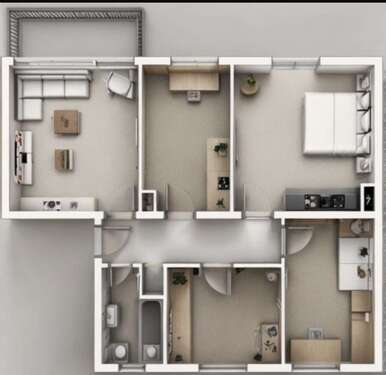 Foto - Wohnung zum Mieten in Frankenthal 990,00 € 71.5 m²
