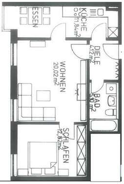 Foto - Wohnung zum Kaufen in Thalheim 70.000,00 € 55.6 m²