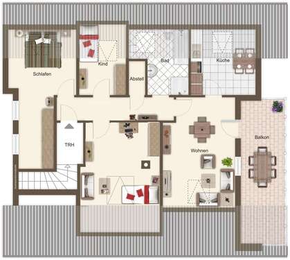 Foto - Wohnung zum Kaufen in Metten 179.000,00 € 80 m²