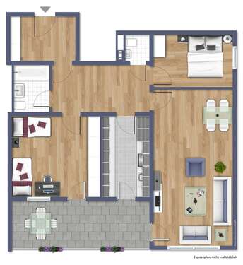 Foto - Wohnung zum Kaufen in Heppenheim (Bergstraße) 199.500,00 € 93 m²