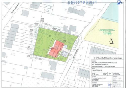 Foto - Grundstück zu verkaufen in Bremen 340.000,00 € 2619 m²