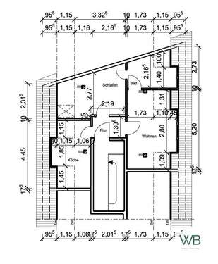 Foto - Wohnung zum Kaufen in Braunschweig 162.750,00 € 46 m²