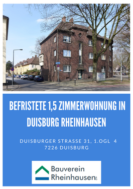 Foto - Wohnung zum Mieten in Duisburg 244,53 € 40.62 m²