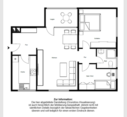 Foto - Wohnung zum Kaufen in Berlin 184.000,00 € 65.73 m²
