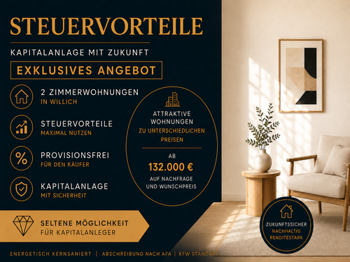 Foto - Wohnung zum Kaufen in Willich 162.656,00 € 54.4 m²