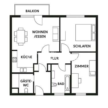 Foto - Wohnung zum Kaufen in Münsingen 179.000,00 € 82 m²