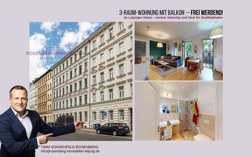 Foto - Wohnung zum Kaufen in Leipzig Reudnitz-Thonberg 239.900,00 € 75.6 m²