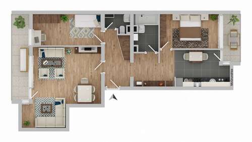Foto - Wohnung zum Kaufen in Donauwörth 210.000,00 € 82 m²