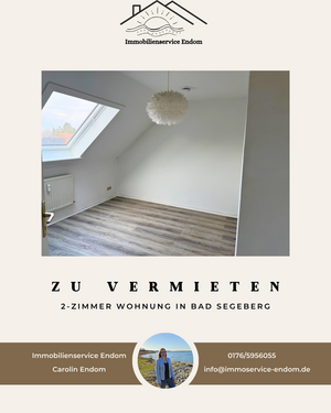 Foto - Wohnung zum Mieten in Bad Segeberg 395,00 € 35.75 m²