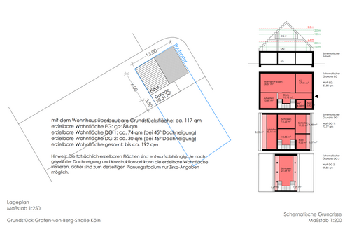 Foto - Grundstück zu verkaufen in Köln 470.000,00 € 872 m²
