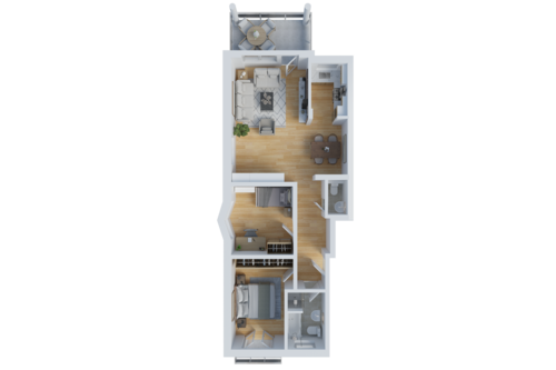 Foto - Wohnung zum Mieten in Rodgau 1.320,00 € 87.46 m²