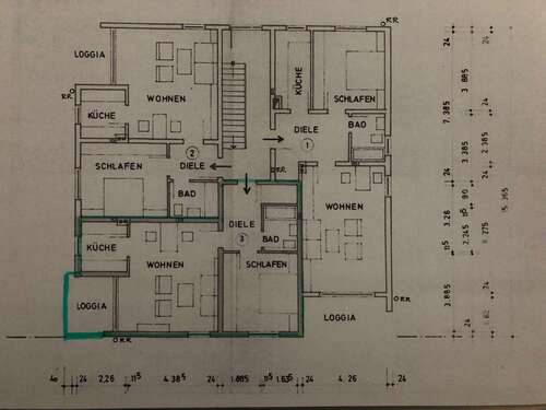 Foto - Wohnung zum Mieten in Bad Kissingen 425,00 € 55 m²