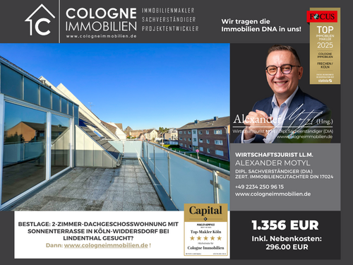 Foto - Wohnung zum Mieten in Köln 1.060,00 € 64 m²