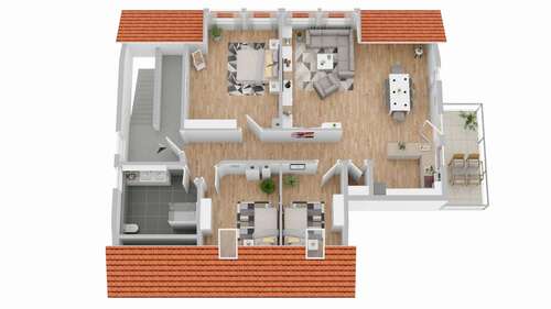 Foto - Wohnung zum Kaufen in Wertach 380.000,00 € 105 m²