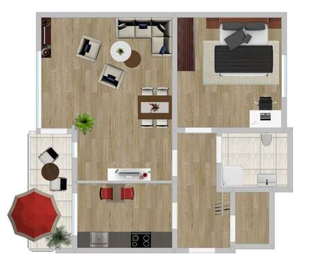 Foto - Wohnung zum Kaufen in Radevormwald 72.000,00 € 60.1 m²