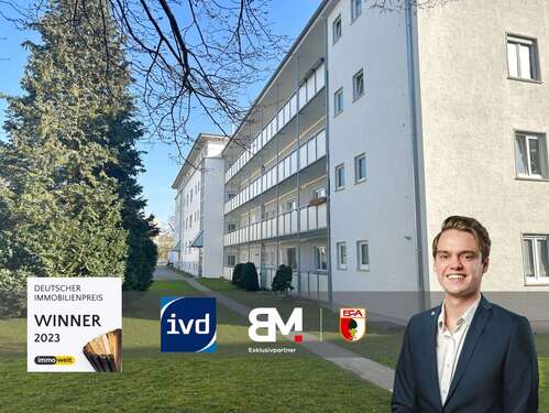 Foto - Wohnung zum Kaufen in Augsburg 169.000,00 € 40.81 m²