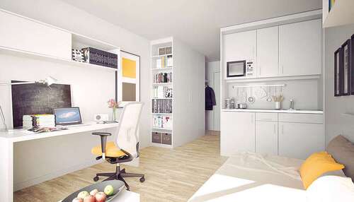 Foto - Wohnung zum Mieten in Frankfurt am Main 598,00 € 22.78 m²