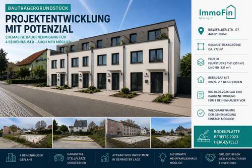 Foto - Grundstück zu verkaufen in Herne 370.000,00 € 772 m²