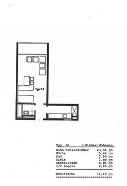 Foto - Wohnung zum Mieten in Wiesbaden 440,00 € 33 m²