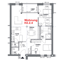 Wohnung zum Mieten in Haltern am See 1.265,00 € 97.15 m²