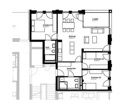 Foto - Wohnung zum Mieten in München 3.000,00 € 98.92 m²