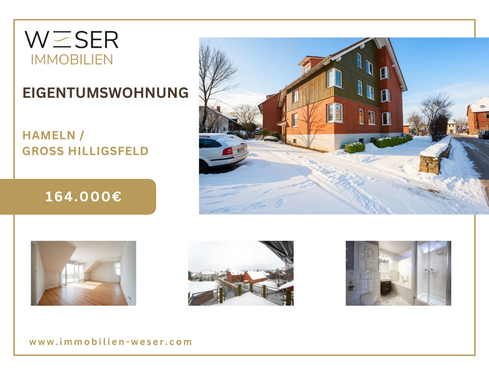 Foto - Wohnung zum Kaufen in Hameln 164.000,00 € 83.93 m²