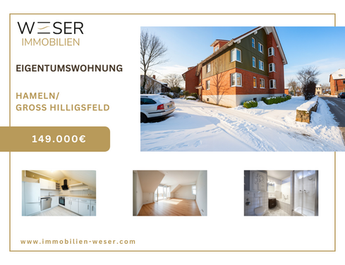 Foto - Wohnung zum Kaufen in Hameln 149.000,00 € 83.93 m²