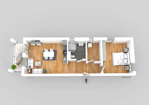 Foto - Wohnung zum Mieten in Celle 770,00 € 69.03 m²