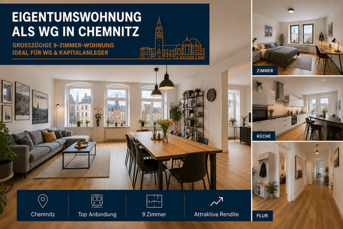 Foto - Wohnung zum Kaufen in Chemnitz 204.300,00 € 168.87 m²