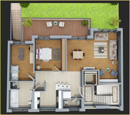 Foto - Wohnung zum Kaufen in Nürnberg 814.896,00 € 113.18 m²