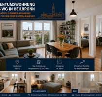 Wohnung zum Kaufen in Heilbronn 339.000,00 € 68.42 m²