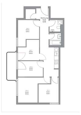 Foto - WG-Zimmer in Berlin 680,00 € 12 m²
