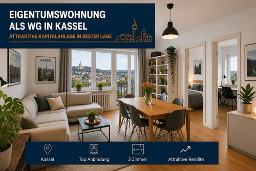 Foto - Wohnung zum Kaufen in Kassel 214.967,00 € 74.29 m²