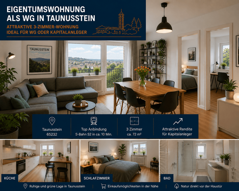 Foto - Wohnung zum Kaufen in Taunusstein 285.000,00 € 56 m²