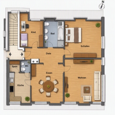 Foto - Wohnung zum Mieten in Ziemtshausen 850,00 € 86 m²