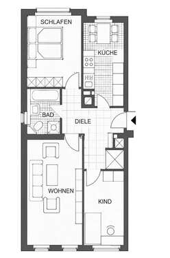 Foto - Wohnung zum Mieten in Berlin 790,00 € 67.65 m²