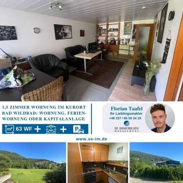 Foto - Wohnung zum Kaufen in Bad Wildbad 111.599,00 € 47 m²