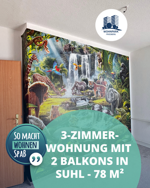 Foto - Wohnung zum Mieten in Suhl 420,00 € 78.7 m²
