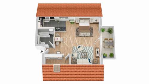 Foto - Wohnung zum Kaufen in Gerlingen 199.000,00 € 43 m²