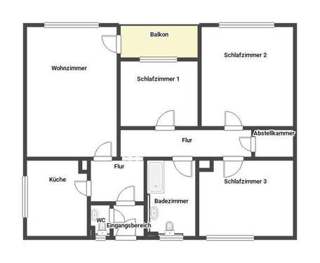 Foto - Wohnung zum Mieten in Landau in der Pfalz 806,00 € 85.31 m²