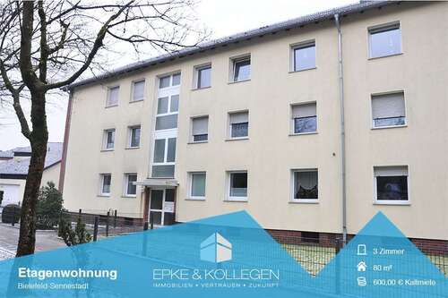 Foto - Wohnung zum Mieten in Bielefeld 620,00 € 80 m²