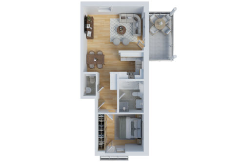 Foto - Wohnung zum Mieten in Rodgau Dudenhofen 970,00 € 64.04 m²