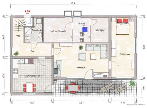 Foto - Wohnung zum Mieten in St. Märgen 800,00 € 90 m²