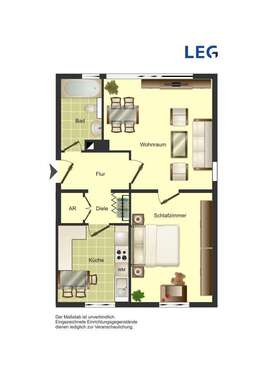 Foto - Wohnung zum Mieten in Remscheid 519,00 € 69.41 m²