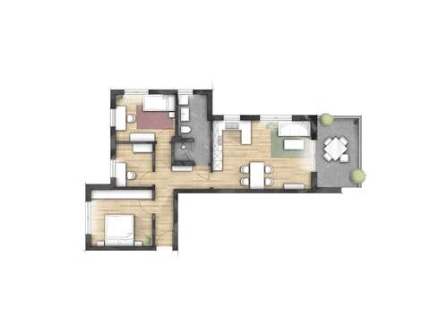 Foto - Wohnung zum Kaufen in Graben 462.200,00 € 84.05 m²