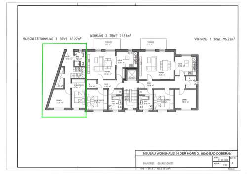 Foto - Wohnung zum Mieten in Bad Doberan 1.200,00 € 83.22 m²